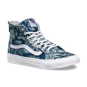 Vans Indigo Tropical Sk8-Hi Slim Zip Sneakers